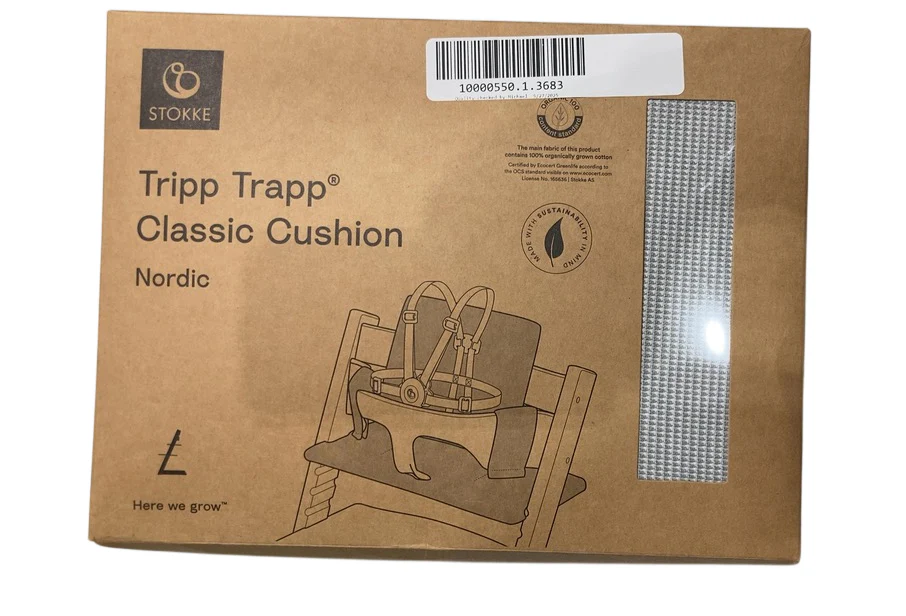 Stokke Tripp Trapp Classic Cushion, Nordic Grey, Version 2.0 - Image 6