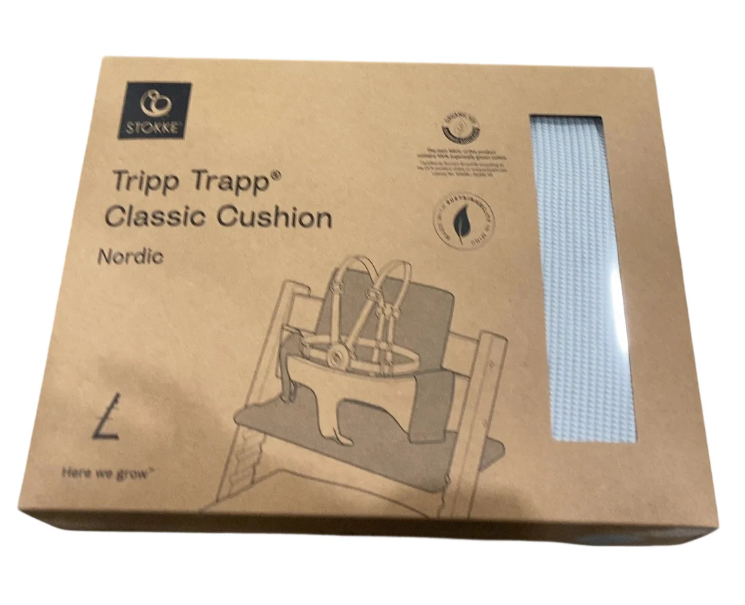 Stokke Tripp Trapp Classic Cushion, Nordic Grey, Version 2.0 - Image 4