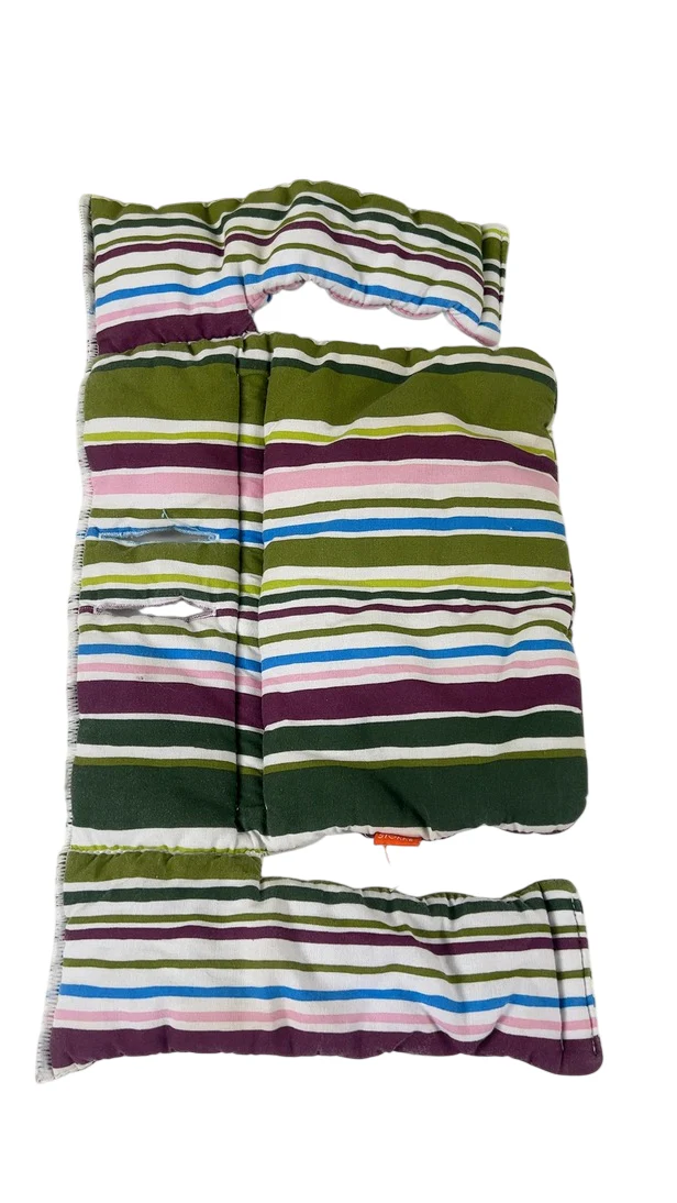 Stokke Tripp Trapp Classic Cushion, Version 1.0, Green Stripe - Image 2