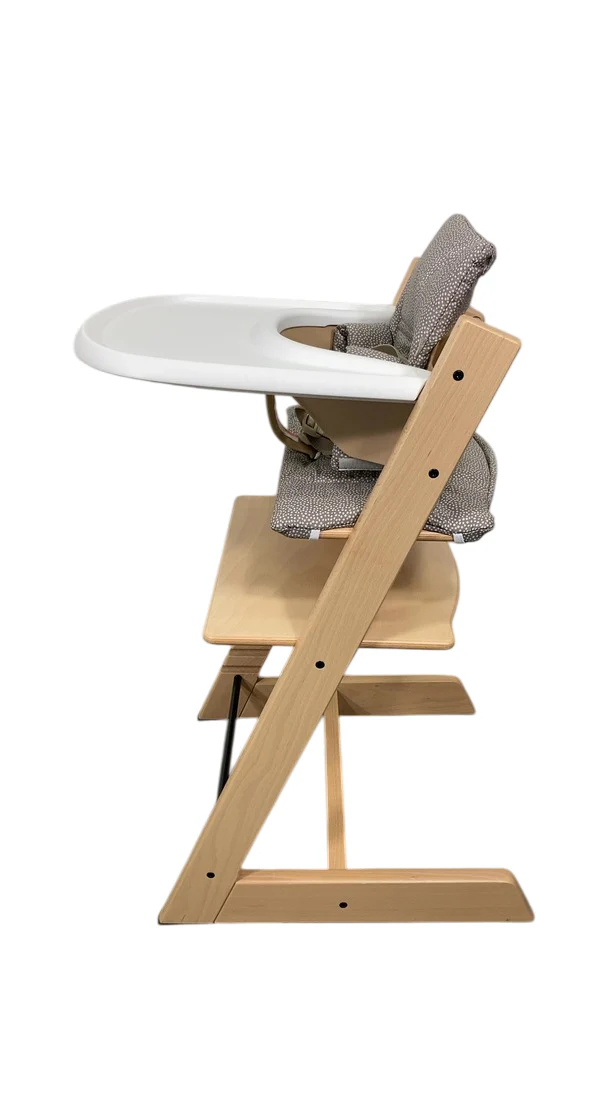 Stokke Tripp Trapp Complete High Chair, 1, Dots Grey, Natural - Image 3