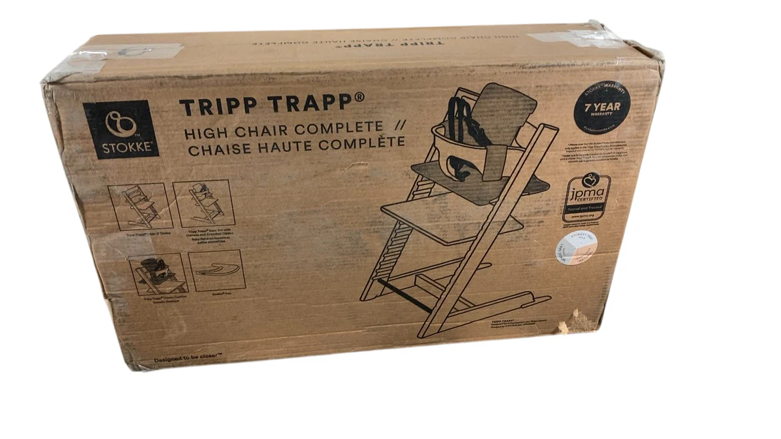 Stokke Tripp Trapp Complete High Chair, 2, Natural, Nordic Grey - Image 2