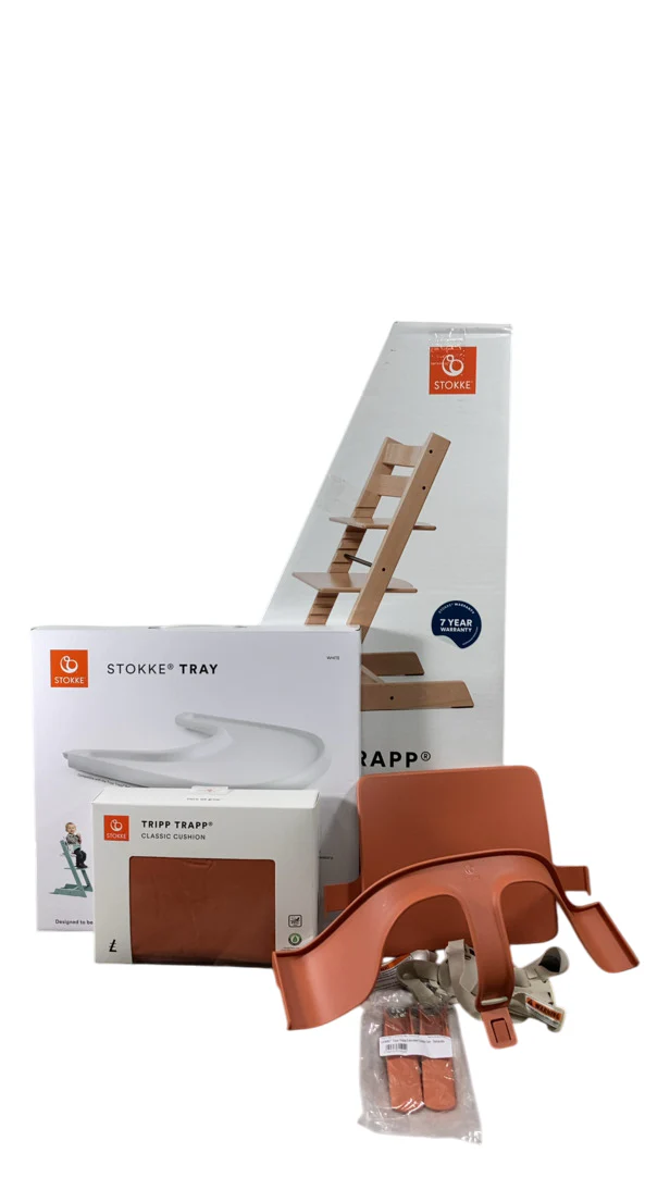 Stokke Tripp Trapp Complete High Chair, 2, Terracotta, Terracotta - Image 2