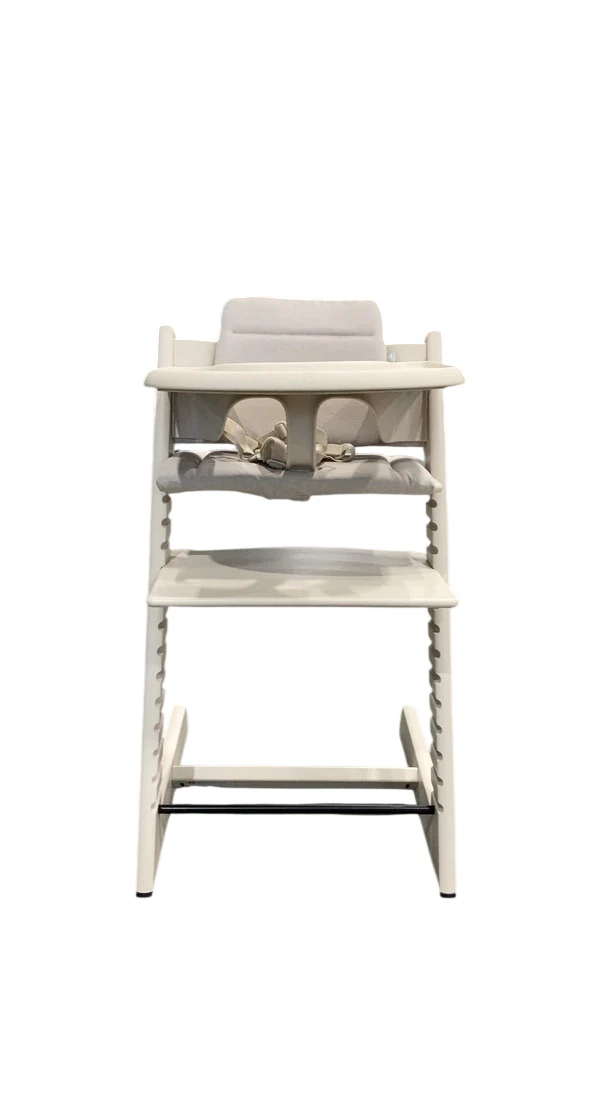 Stokke Tripp Trapp Complete High Chair, Beige, Vanilla White, Vanilla White 2.0