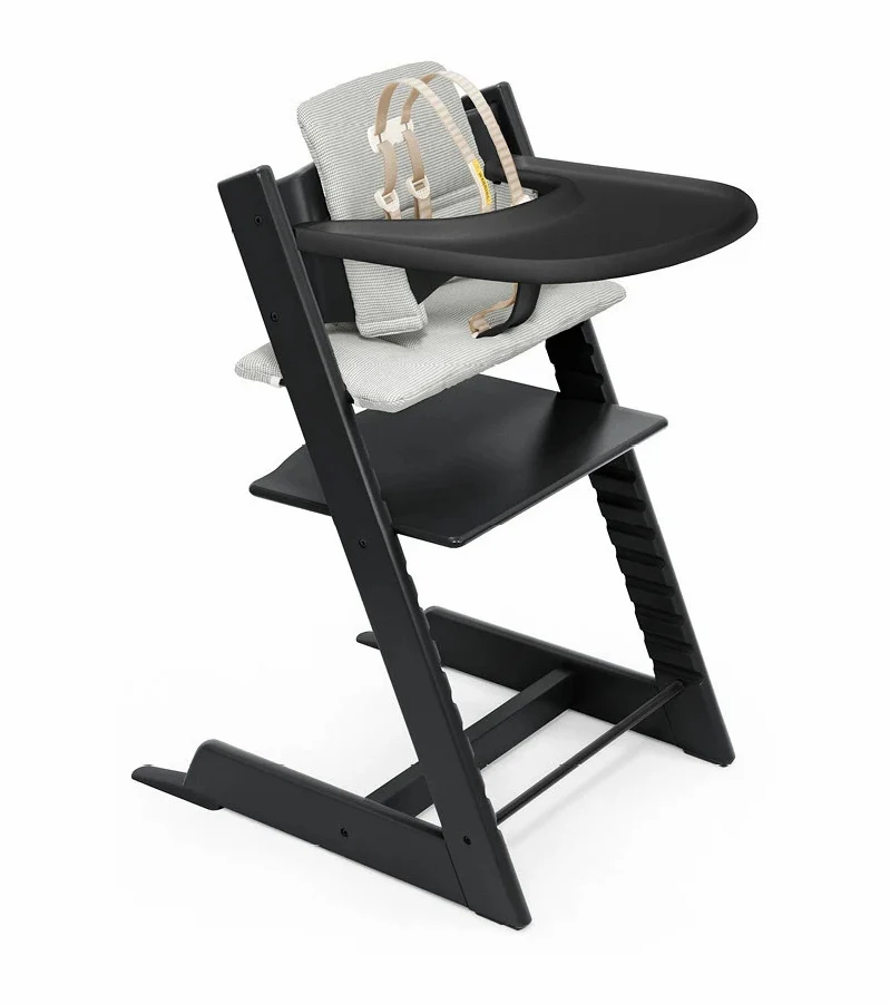 Stokke Tripp Trapp Complete High Chair, Black, Nordic Grey