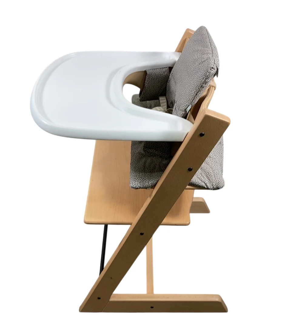 Stokke Tripp Trapp Complete High Chair, Dots Grey, Natural, Natural 2.0 - Image 3
