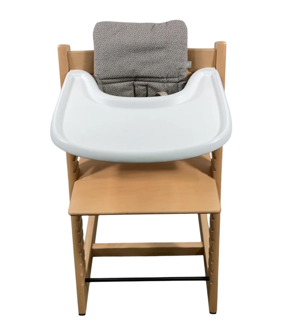 Stokke Tripp Trapp Complete High Chair, Dots Grey, Natural, Natural 2.0 - Image 4