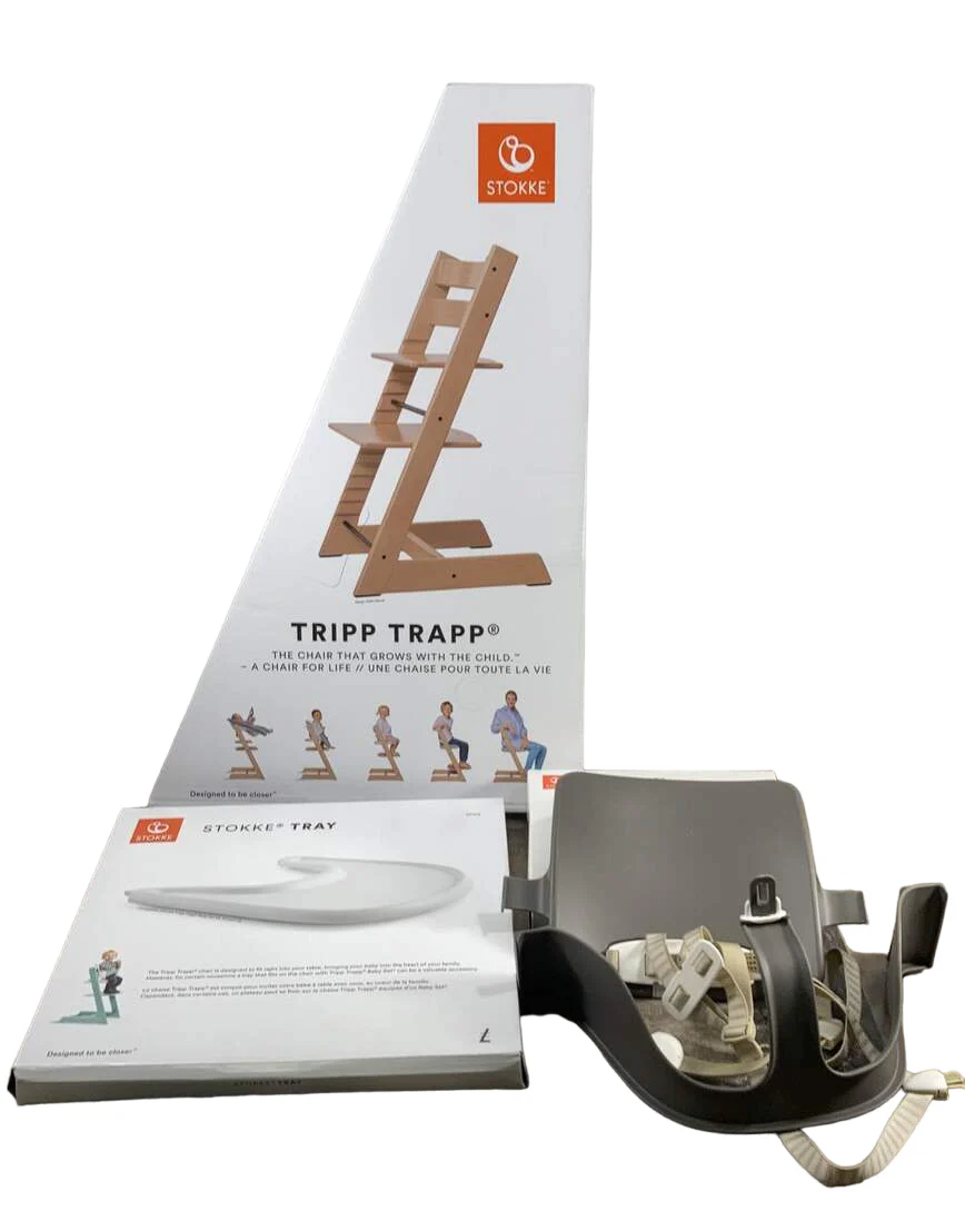 Stokke Tripp Trapp Complete High Chair, Hazy Grey, Multi Stars, 1 - Image 2