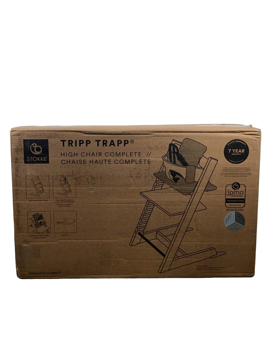Stokke Tripp Trapp Complete High Chair, Hazy Grey, Nordic Blue, Hazy Grey 1.0 - Image 2