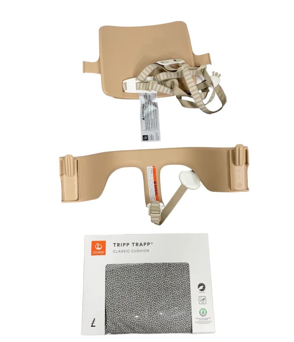 Stokke Tripp Trapp Complete High Chair, Natural, Dots Grey, Natural 2.0 - Image 3