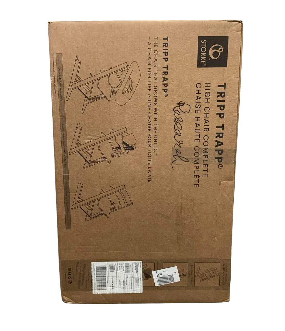 Stokke Tripp Trapp Complete High Chair, Natural, Dots Grey, Natural 2.0 - Image 7