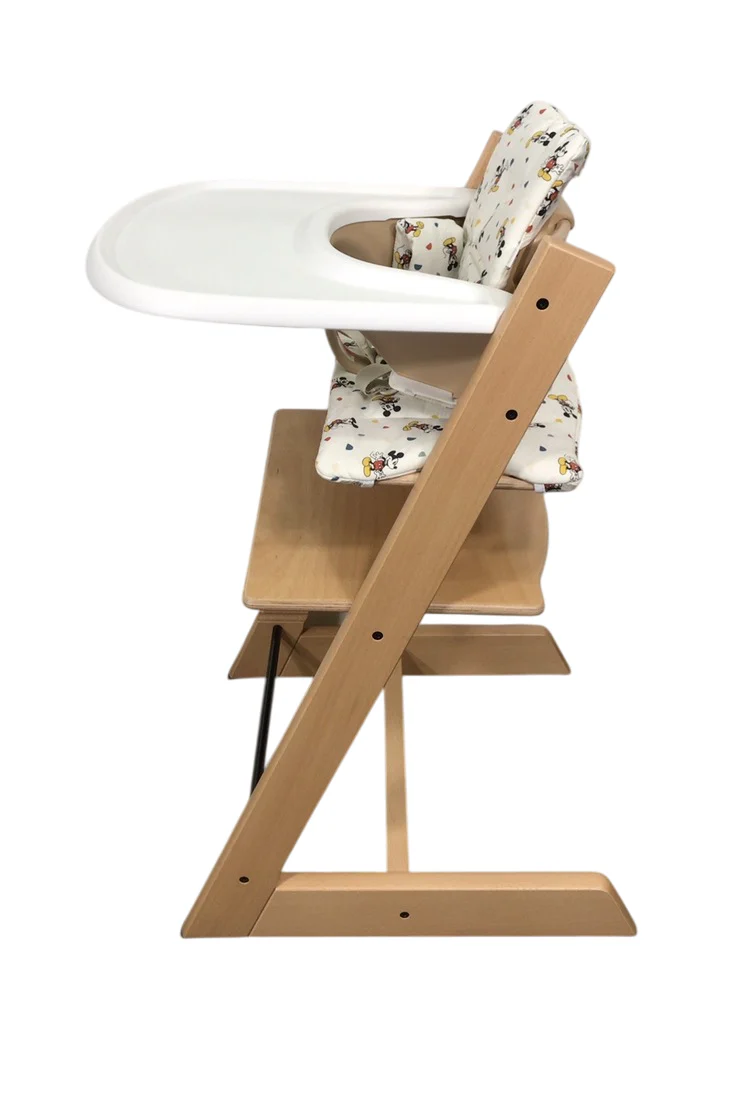 Stokke Tripp Trapp Complete High Chair, Natural, Mickey Celebration, Natural 1.0 - Image 2