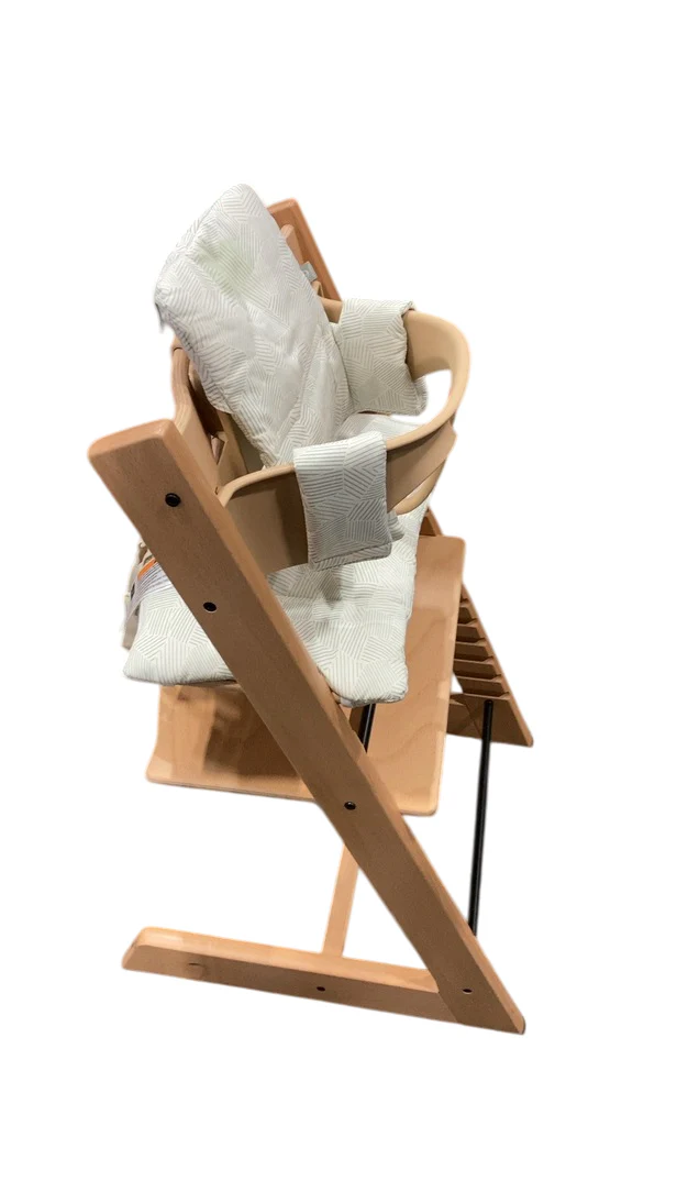 Stokke Tripp Trapp Complete High Chair, Natural, Mosaic Green, 2 - Image 2