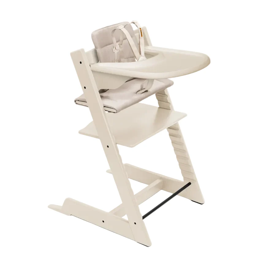 Stokke Tripp Trapp Complete High Chair, Vanilla White, Beige, Vanilla White 2.0