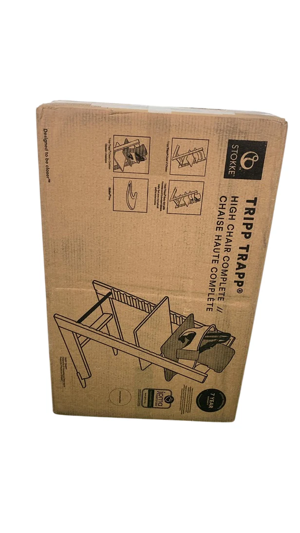 Stokke Tripp Trapp Complete High Chair, Wheat Cream, Oak Warm Brown, Oak Warm Brown 2.0 - Image 2