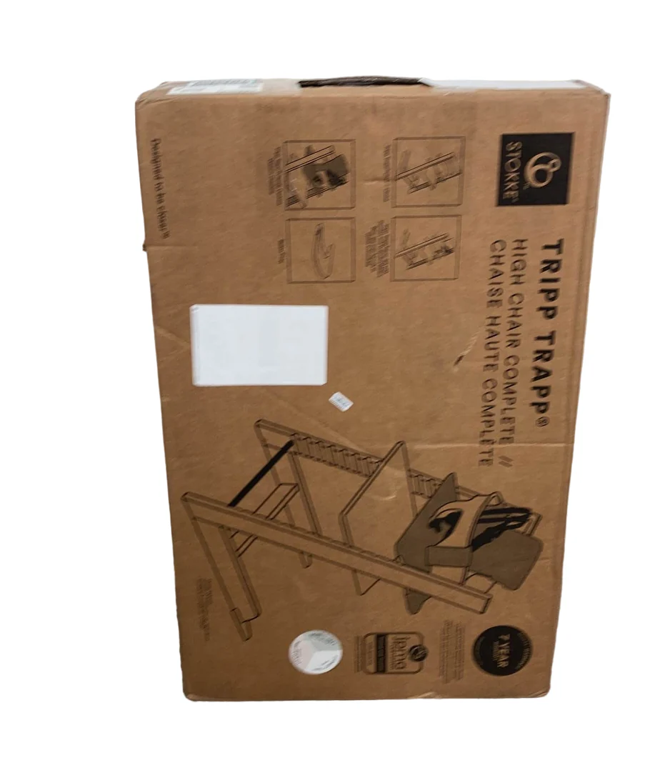 Stokke Tripp Trapp Complete High Chair, White, Nordic Grey, 1 - Image 4