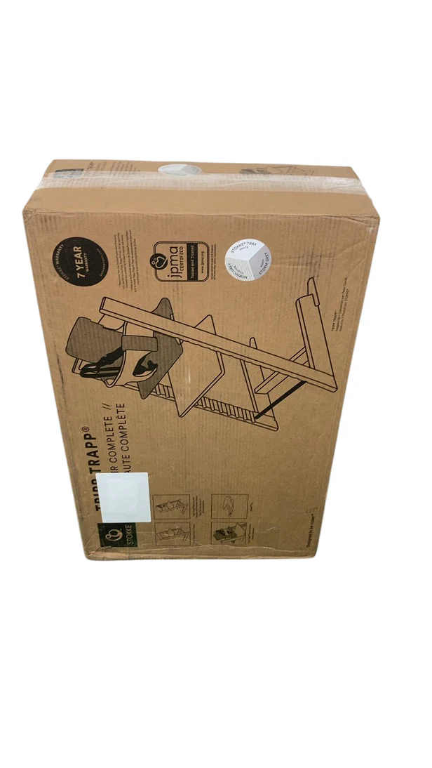 Stokke Tripp Trapp Complete High Chair, White, Nordic Grey, White 1.0 - Image 3
