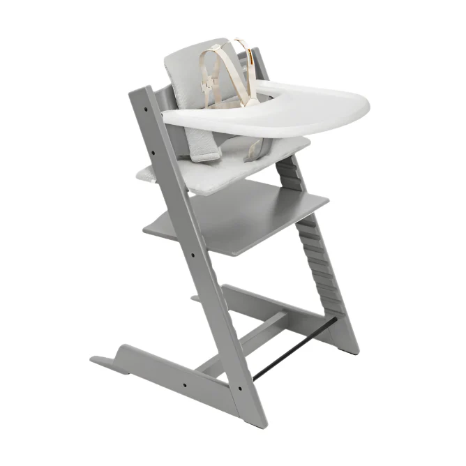 Stokke Tripp Trapp Complete High Chair, White, Nordic Grey, White 2.0
