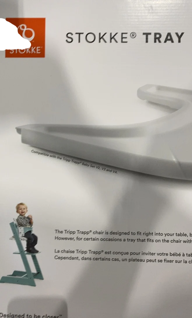 Stokke Tripp Trapp Complete High Chair, Whitewash, Nordic Grey, 2 - Image 4