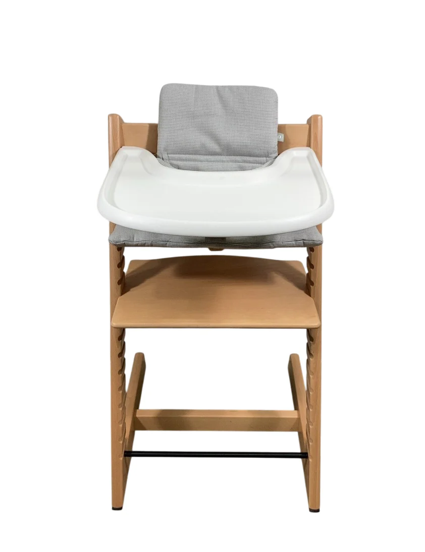Stokke Tripp Trapp High Chair Complete² + Newborn Set, Natural, Nordic Grey - Image 3