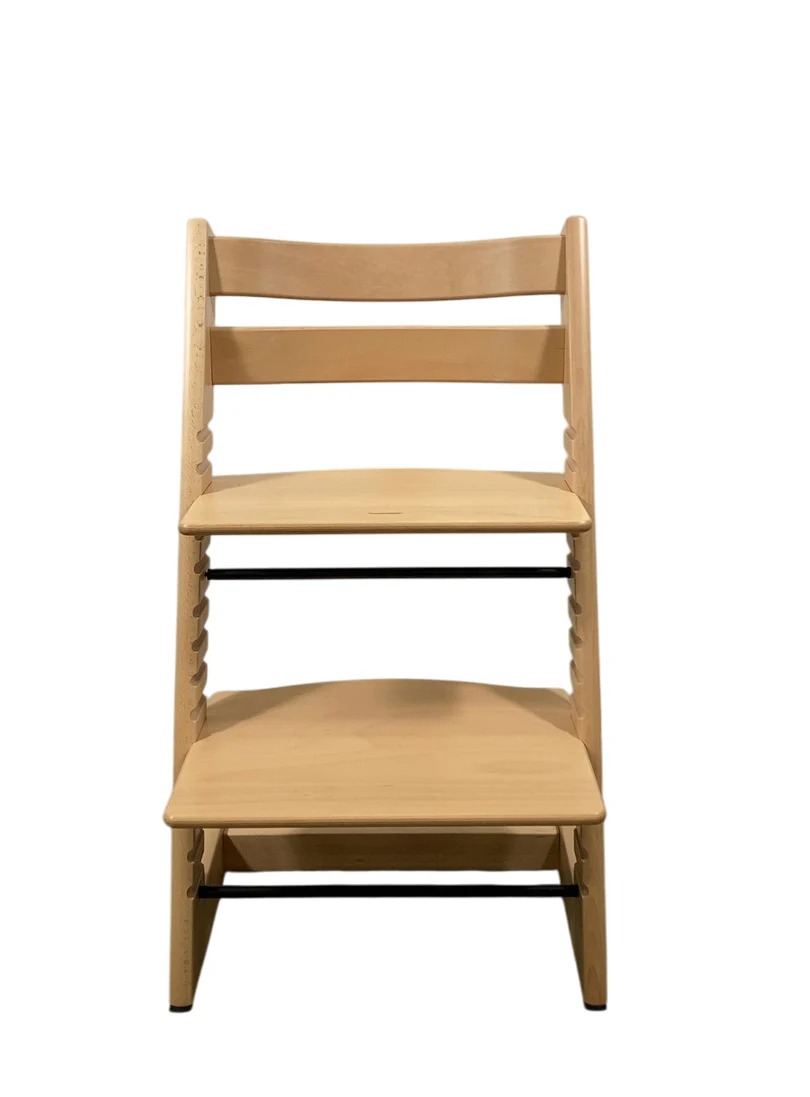 Stokke Tripp Trapp High Chair Complete² + Newborn Set, Natural with Nordic Grey - Image 4
