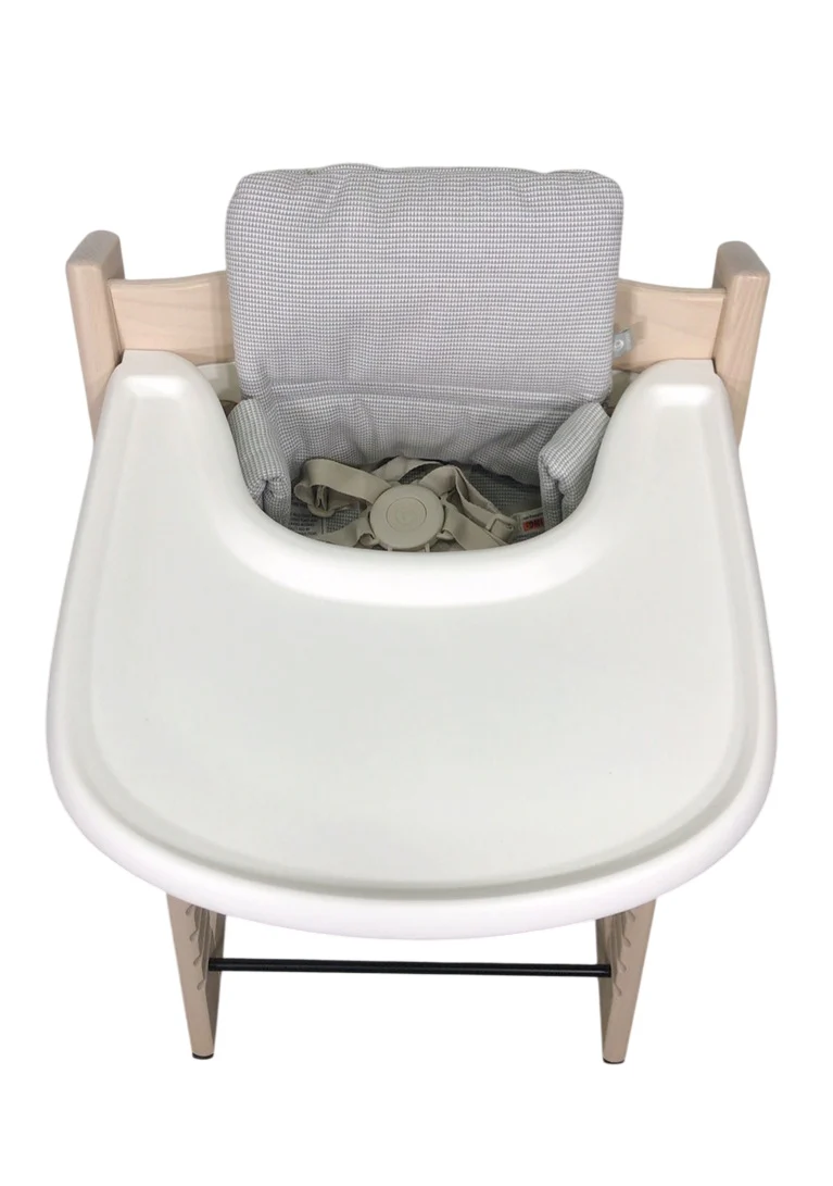 Stokke Tripp Trapp High Chair Complete² + Newborn Set, Nordic Grey, Whitewash - Image 5