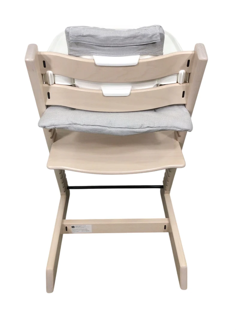 Stokke Tripp Trapp High Chair Complete² + Newborn Set, Nordic Grey, Whitewash - Image 6