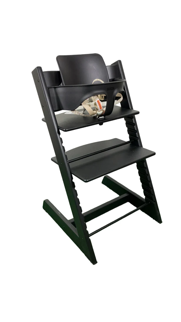 Stokke Tripp Trapp High Chair With Baby Set, 1, Oak Black