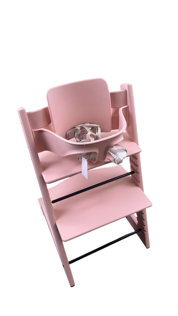 Stokke Tripp Trapp High Chair With Baby Set, 1, Serene Pink