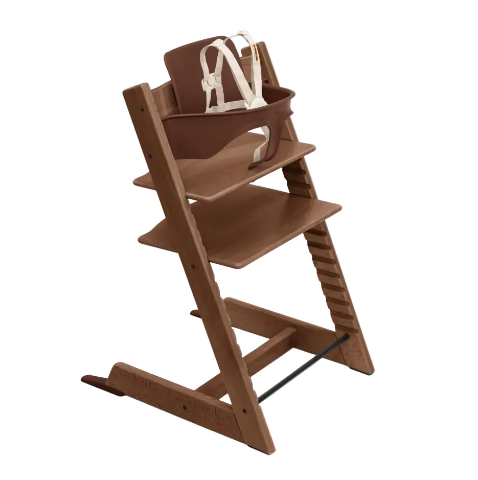 Stokke Tripp Trapp High Chair With Baby Set, 2, Beech Warm Brown