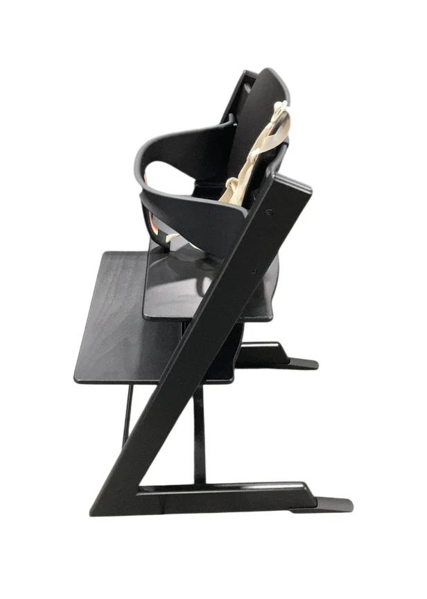 Stokke Tripp Trapp High Chair With Baby Set, 2, Black - Image 2