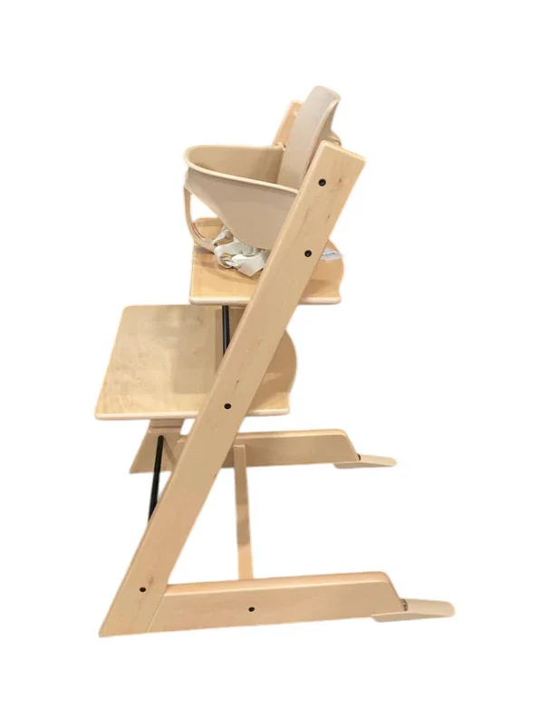 Stokke Tripp Trapp High Chair With Baby Set, 2, Natural - Image 4