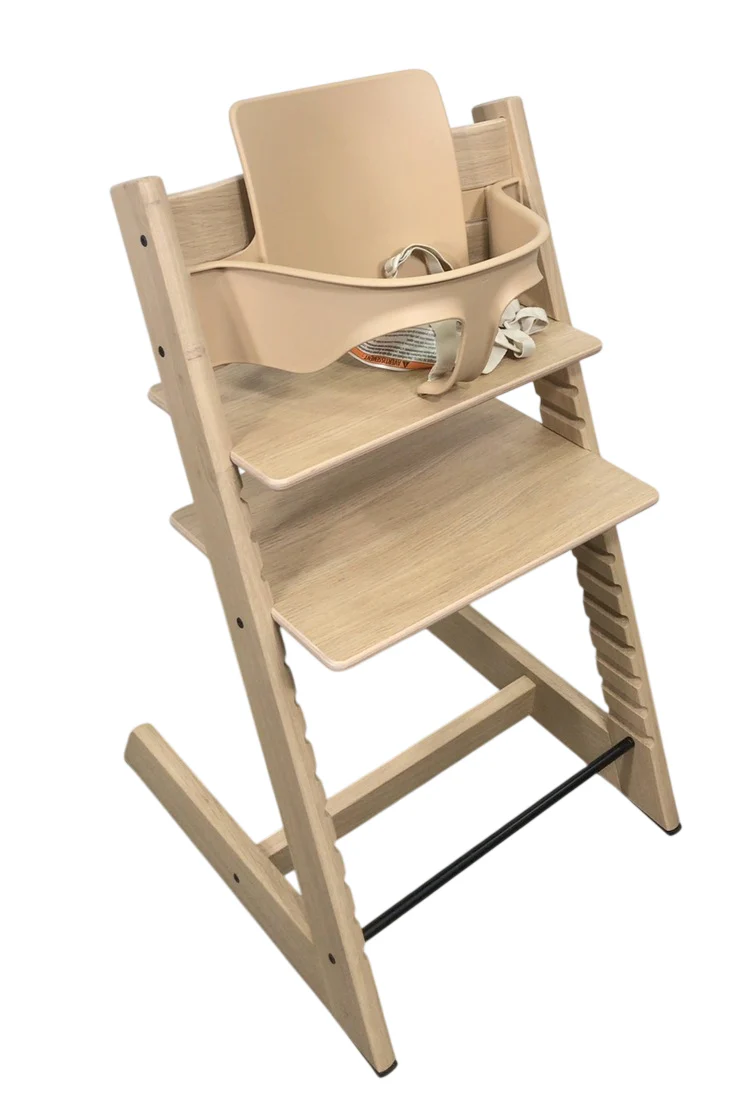 Stokke Tripp Trapp High Chair With Baby Set, 2, Oak Natural