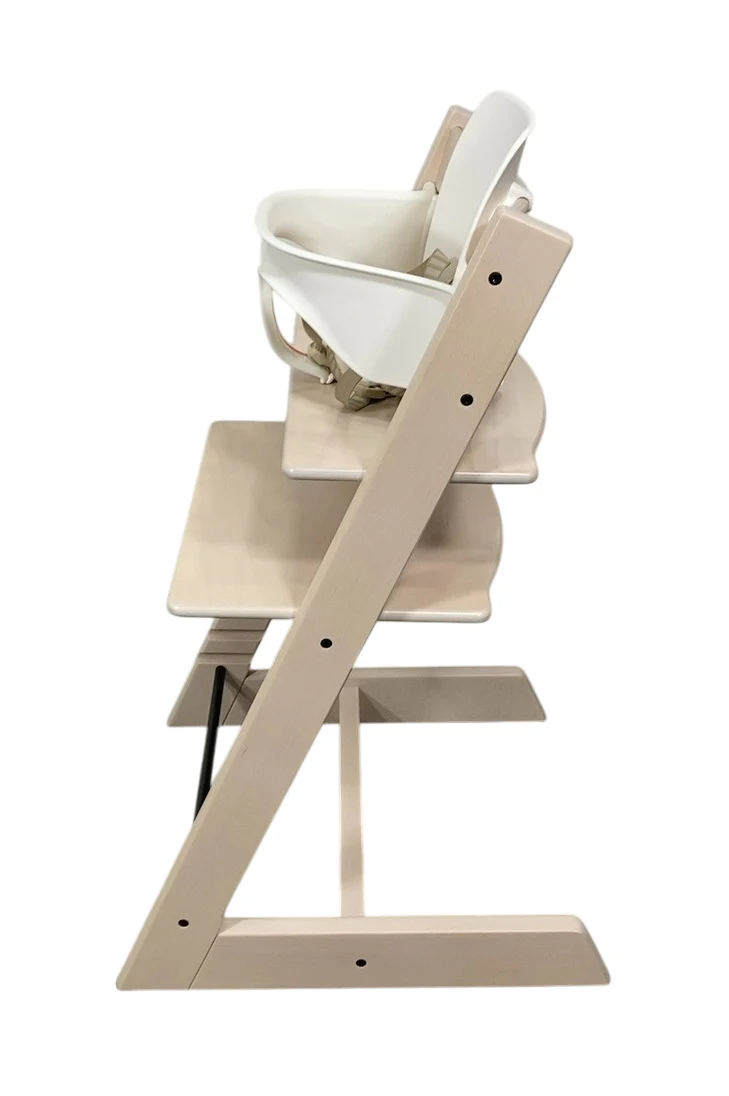 Stokke Tripp Trapp High Chair With Baby Set, 2, Whitewash - Image 5