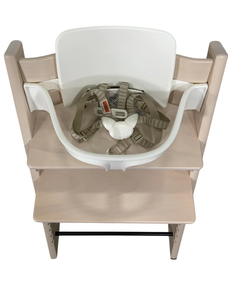 Stokke Tripp Trapp High Chair With Baby Set, 2, Whitewash - Image 5