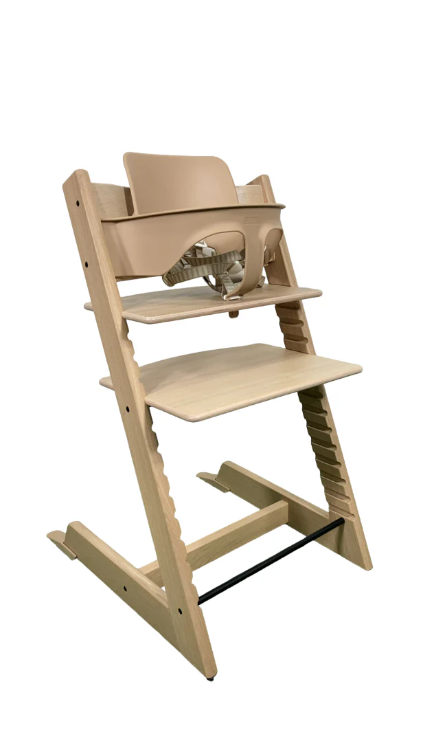 Stokke Tripp Trapp High Chair With Baby Set, Oak Natural, 1