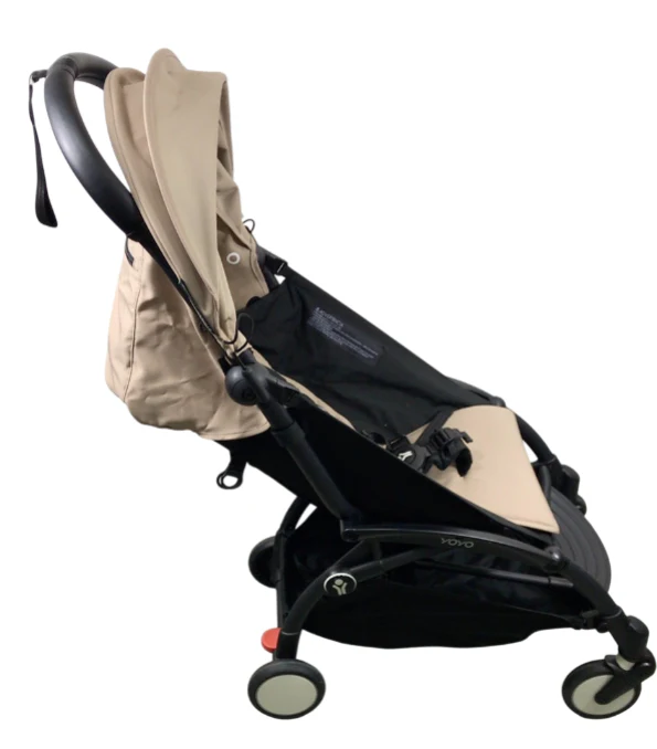 Stokke YOYO3 Complete Stroller, 2024, Black, Bonpoint Beige - Image 3