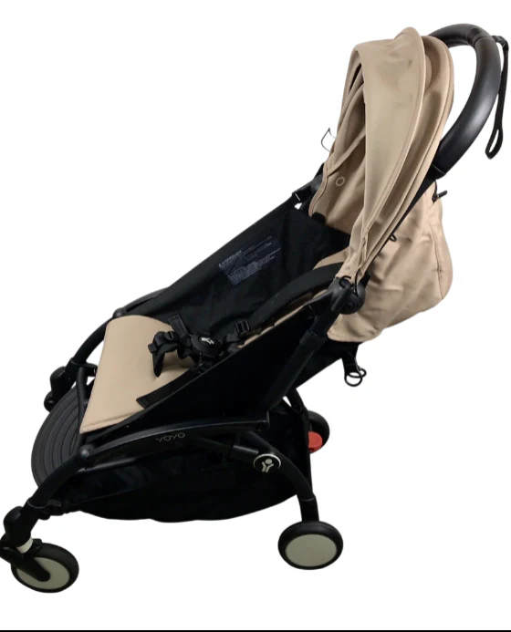 Stokke YOYO3 Complete Stroller, 2024, Black, Bonpoint Beige - Image 4