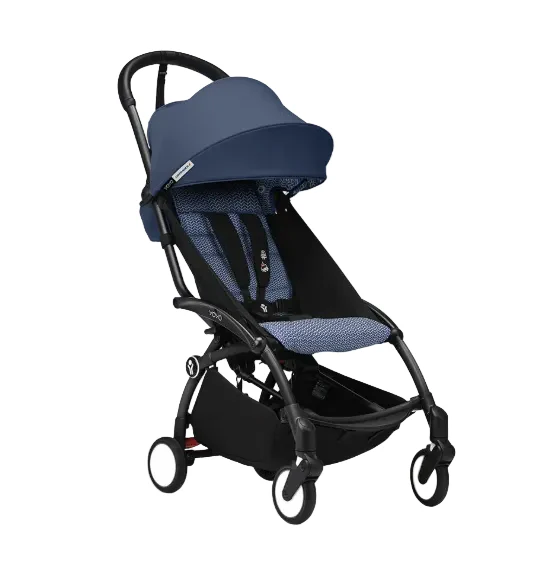 Stokke YOYO3 Complete Stroller, 2025, Air France Blue, Black