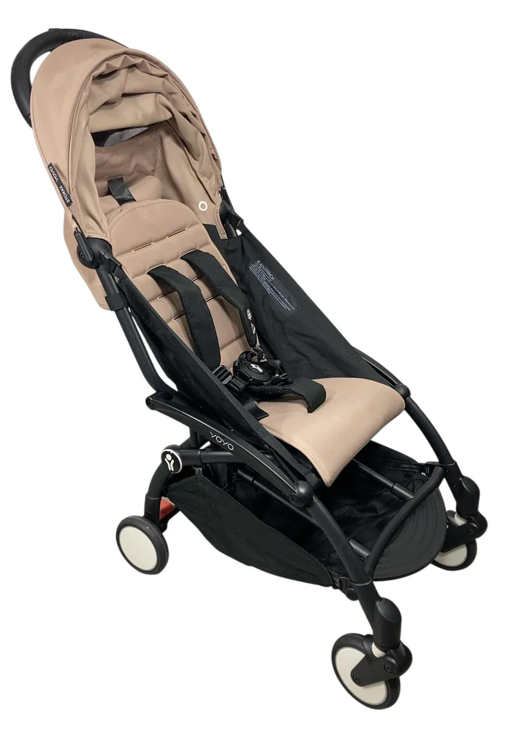 Stokke YOYO3 Complete Stroller, Black, 2024, Taupe - Image 2