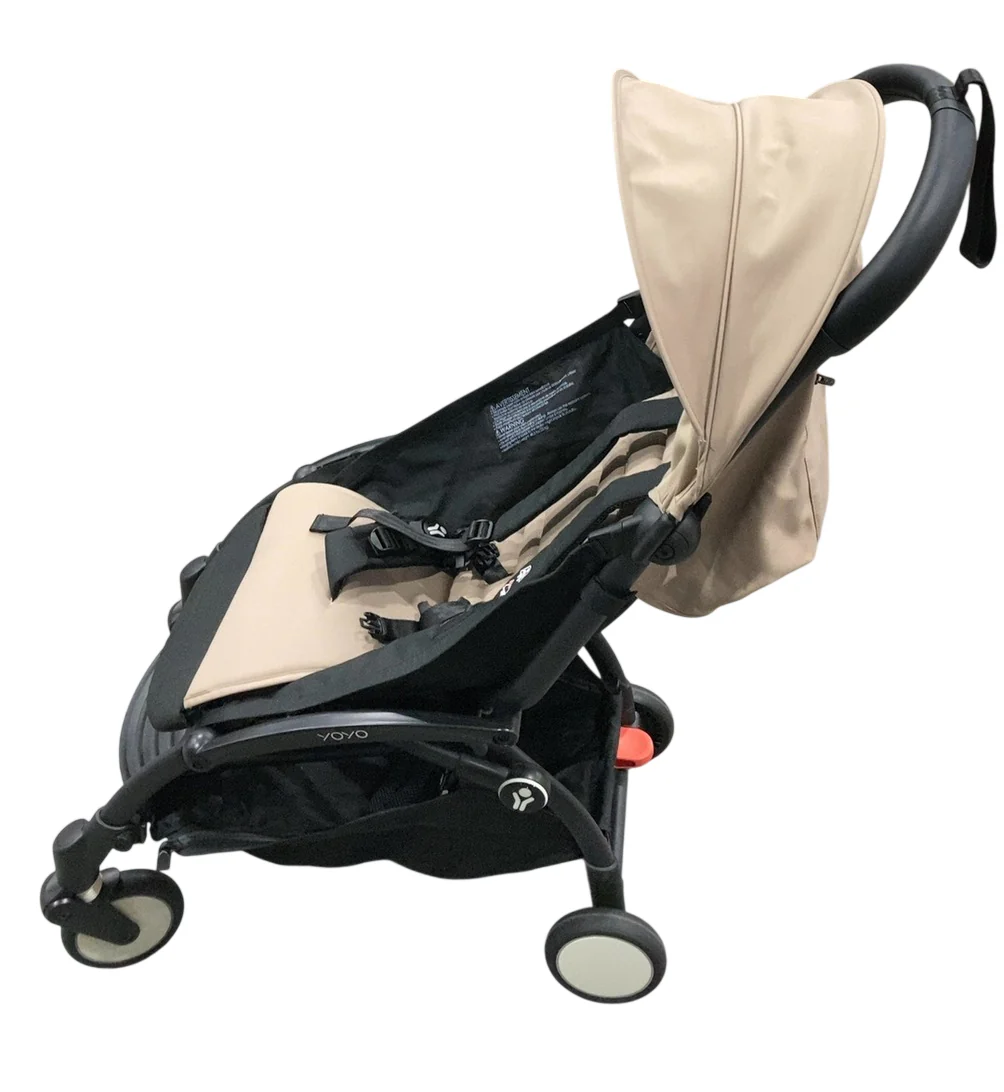 Stokke YOYO3 Complete Stroller, Black, 2024, Taupe - Image 3