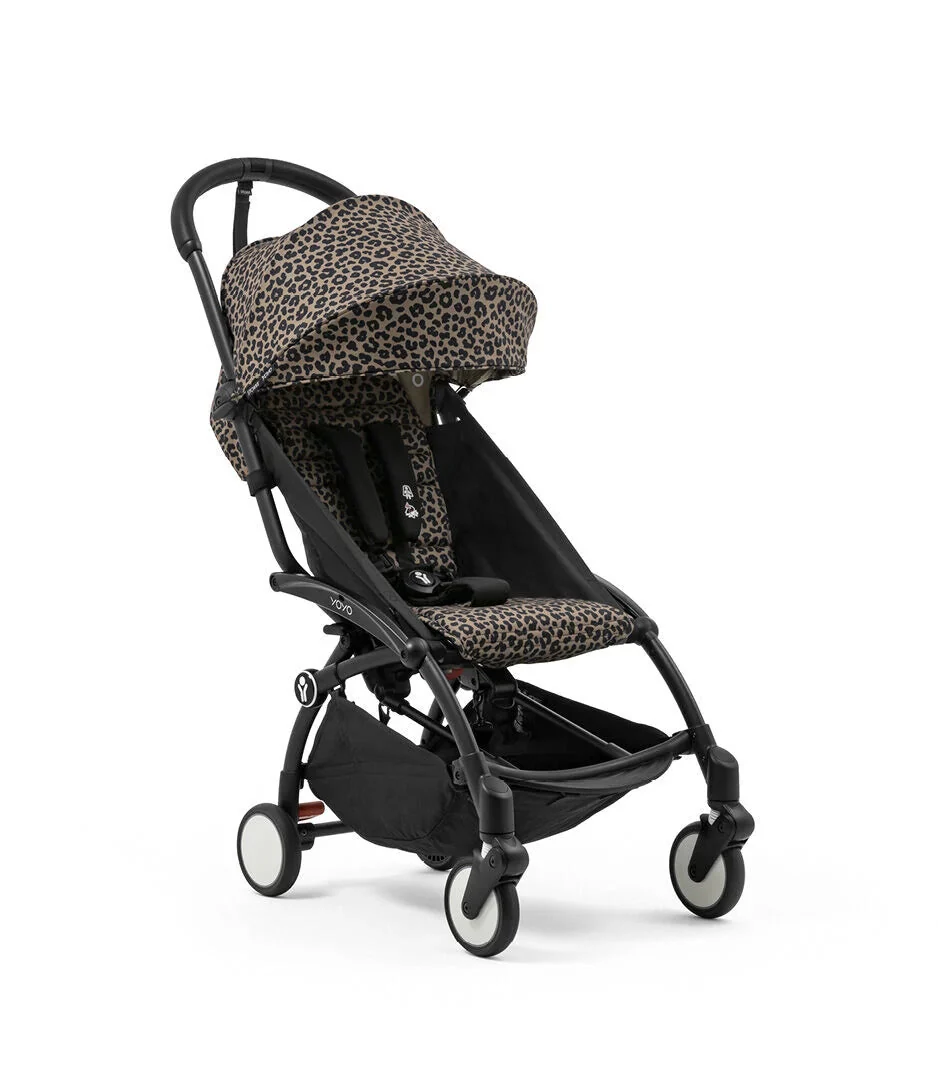 Stokke YOYO3 Complete Stroller, Black, 2025, Leopard - Image 2