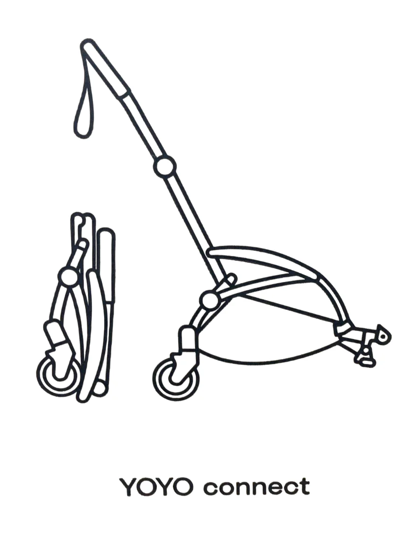 Stokke YOYO3 Connect Frame, Black - Image 2