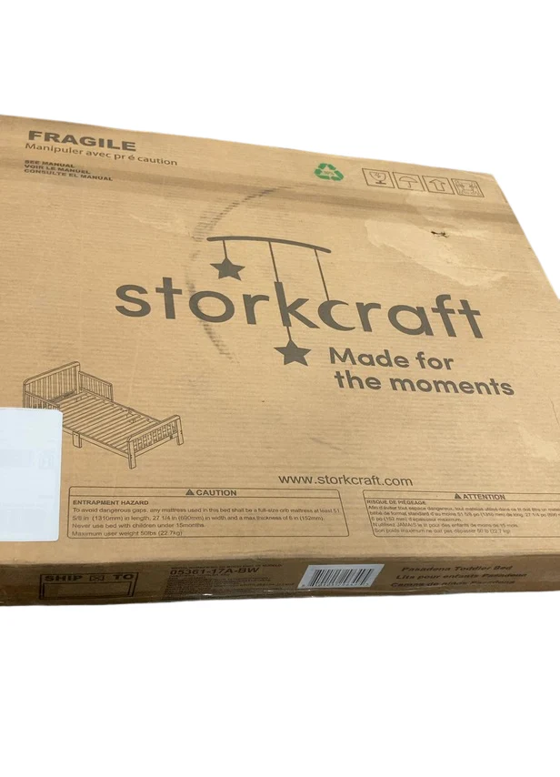 Stork Craft Pasadena Toddler Bed, Olive & Driftwood - Image 2
