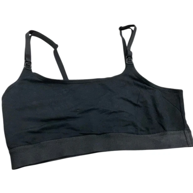 Storq Essential Pumping & Nursing Bra, Black, Medium