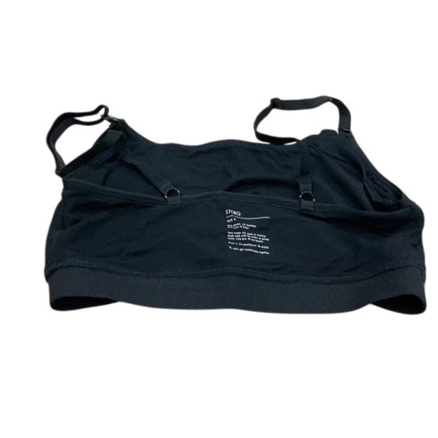 Storq Essential Pumping & Nursing Bra, Black, Small - Image 3