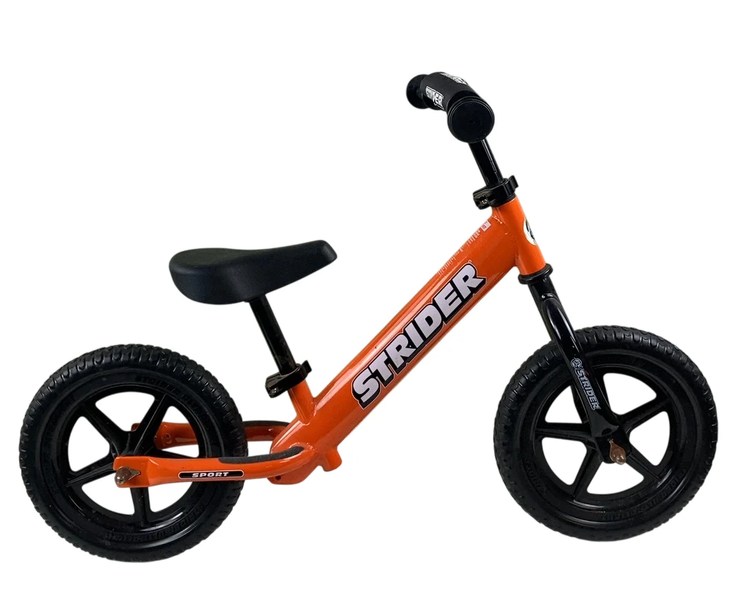 Strider Balance Bike 12” Sport, Orange - Image 2