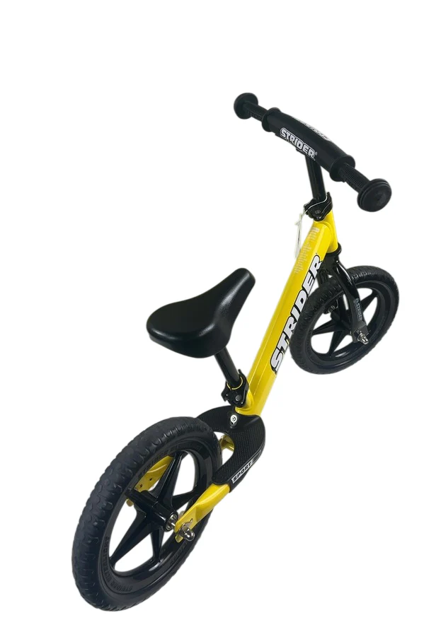 Strider Balance Bike 12” Sport, Suzuki Yellow - Image 2
