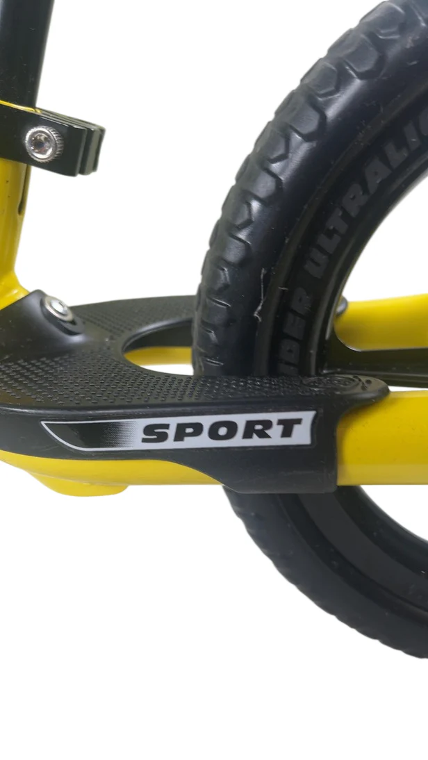 Strider Balance Bike 12” Sport, Suzuki Yellow - Image 6