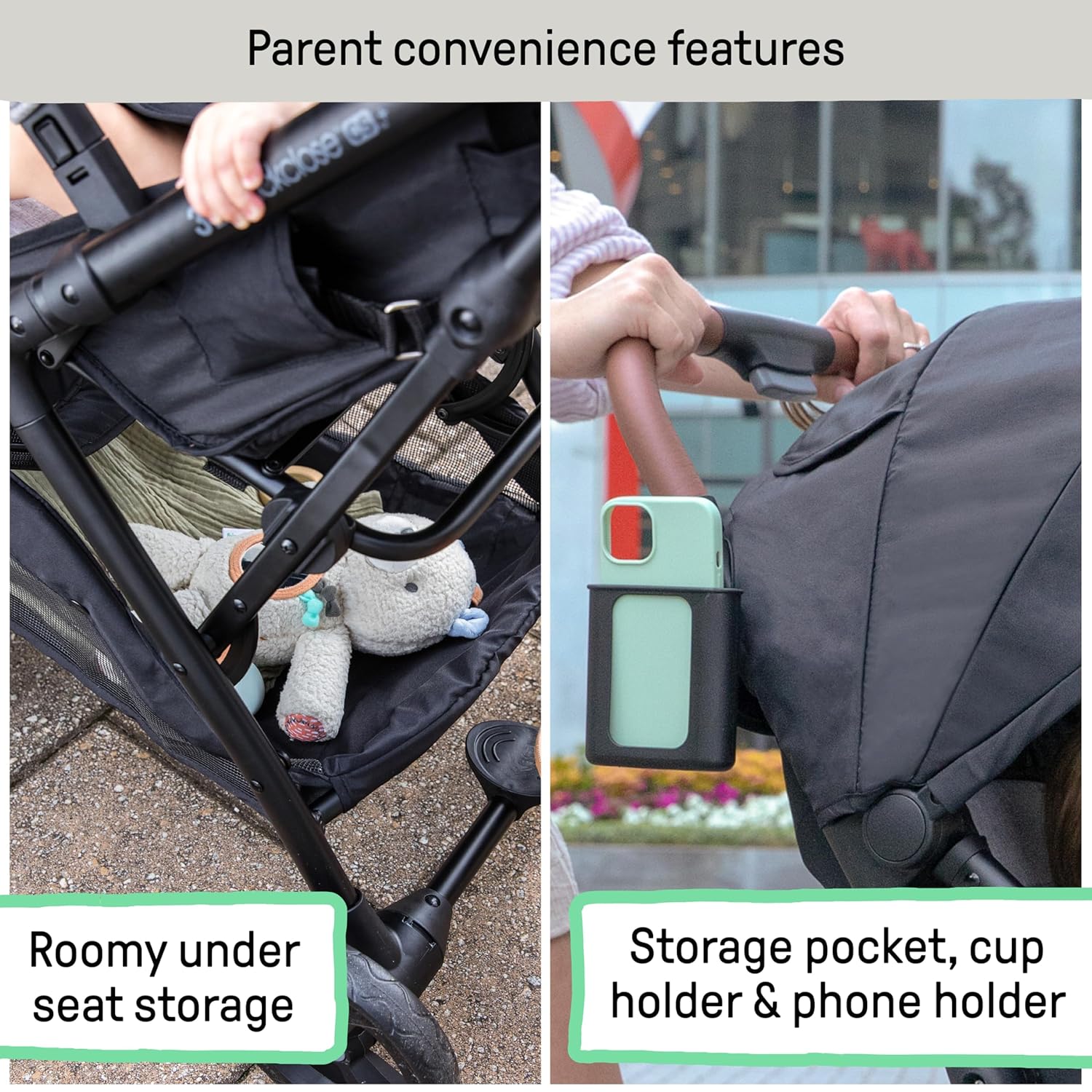 Summer by Ingenuity 3D Quick Close CS+ Stroller, Black, 2024 - Image 4