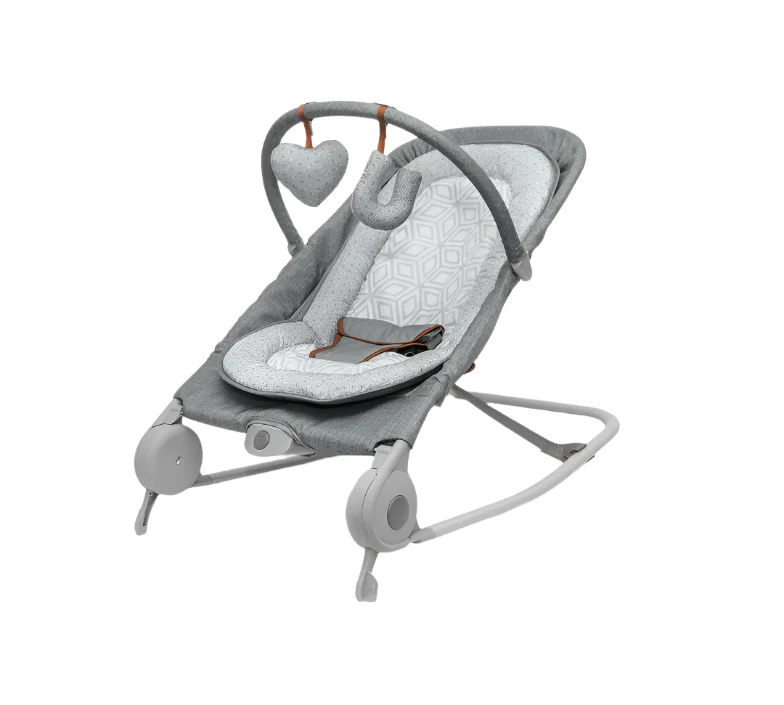 Summer Infant 2-in-1 Baby Bouncer And Rocker Duo, Heather Grey